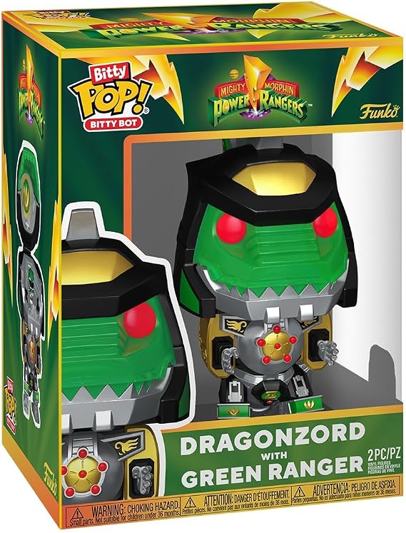 Funko Bitty Bots: Power Rangers - Dragon Zord with Green Ranger