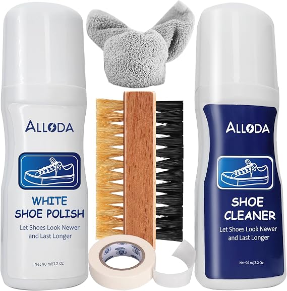 Shoe Cleaner & Whitener, Sneaker Cleaner, Brush - Shoe Cleaning Kit