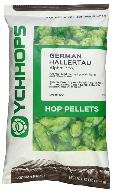German Hallertau Hop Pellets 1 lb