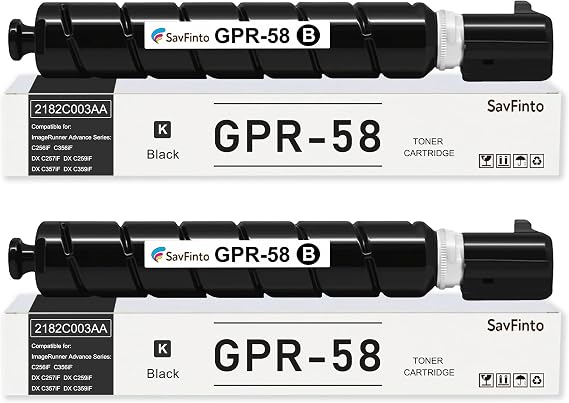 GPR-58 GPR58 Black Toner Cartridge Compatible with Canon C357iF