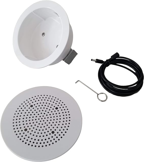 Built-in Wall & Ceiling Mount for Puck-Style Smart Speakers | Flush Low-Profile Design | Optional Grille | 5-Pack
