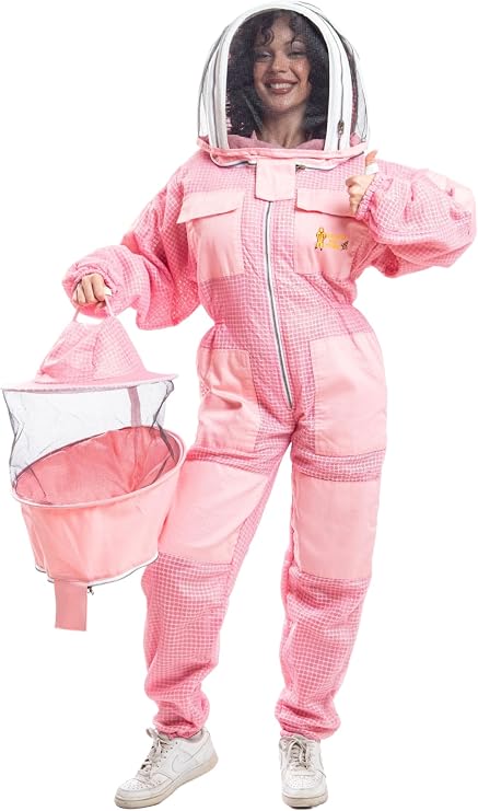 -- Beekeeping Ventilated Suit in multi-Colors with Round Or Fencing Veils