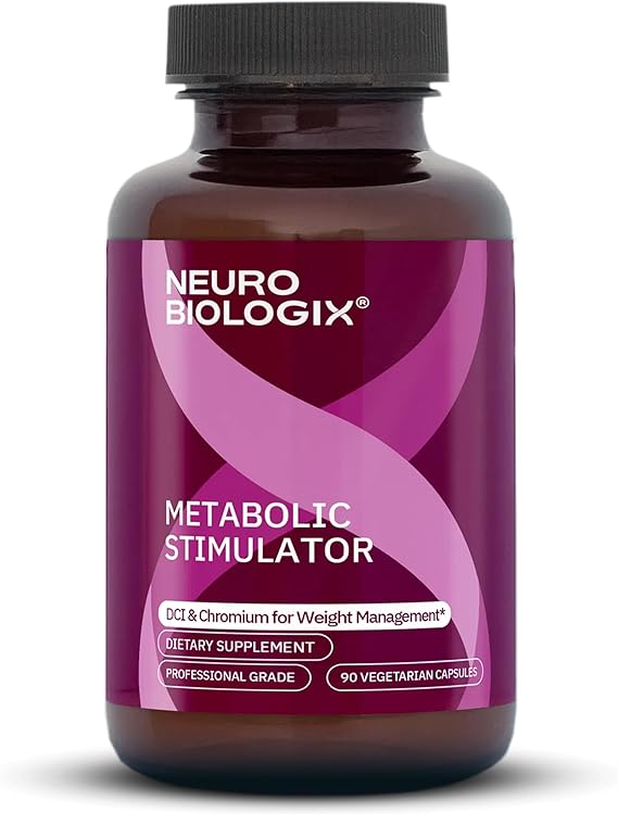 Neurobiologix Metabolic Stimulator, Inositol & Chromium Picolinate Professional Grade Formula, Metabolic Wellness and Cellular Energy for Men and Women, Gluten Free, Non GMO, Vegetarian, 90 Capsules