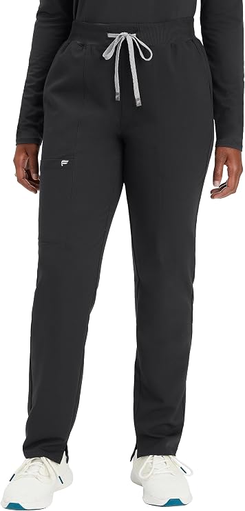 Fabletics Women's Performance Scrub Pant - MotionTech, 4-Way Stretch, Pocket-Packed, Wrinkle-Resist, Semi-Slim Fit