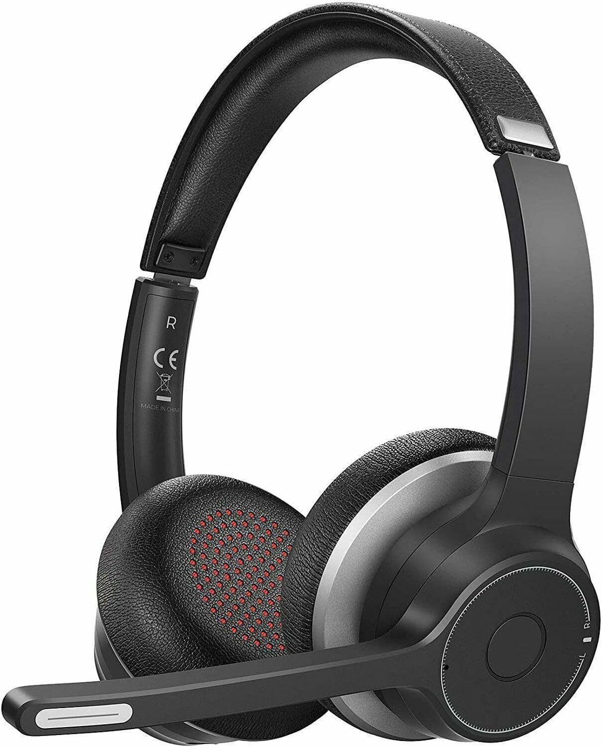 Wireless Over-Ear Headphones Boom Mic Headset Compatible with Nothing Phone 1, Hands-Free Earphones Noise Isolation