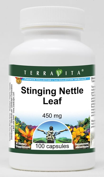 Stinging Nettle Leaf - 450 mg (100 Capsules, ZIN: 511032)
