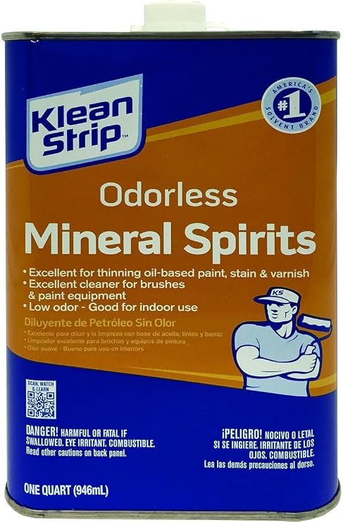 Klean Strip Odorless Mineral Spirits 1 Quart