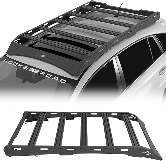 Hooke Road Crosstrek Roof Rack Aluminum Cross Bars for 2013-2017 Subaru XV Crosstrek, 330 LBS Load Capacity Rooftop Cargo Basket, Luggage Carrier Rails for Overlanding Trip Gear