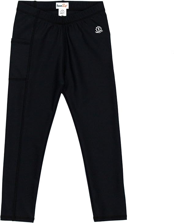 SwimZip Swim Leggings - UPF 50+ Swim Pants - Baby, Toddler, Little and Big Kids