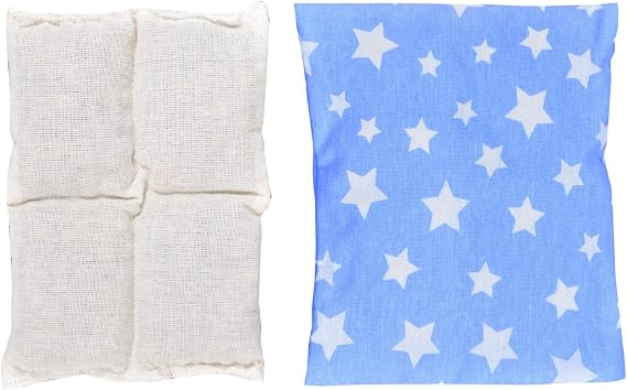 X-Perk Cherry Seed Heat Bag Microwave Heating Pillow 120g 11X14cm For Baby And Kids