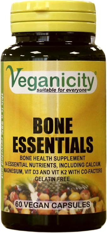 Bone Essentials : Bone Support Supplement : 60 Capsules, in a Planet-Friendly 99% Recycled Pot
