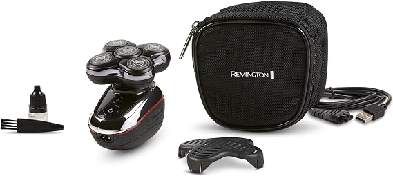 Remington Balder Deluxe XR7100 Head Rotary Shaver, Titanium Blades, Wet/Dry