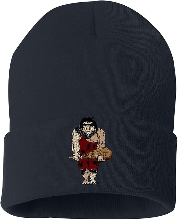 Caveman Custom Personalized Embroidery Embroidered Beanie