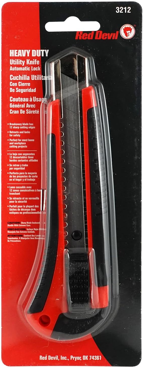 Red Devil 3212 18mm Heavy-Duty Utility Knife