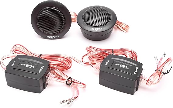 Skar Audio TX-T 1-Inch 240 Watt Max Power Neodymium Silk Dome Tweeters, Pair