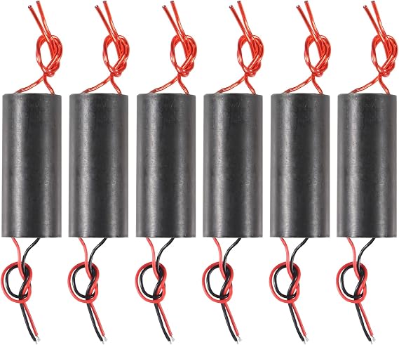 6PCS High-Voltage Generator,DC 3V-6V to 400kV 400000V Boost Step-up Power Module High Voltage Transformer Inverter Igniter(DC 3V-6V 400KV)