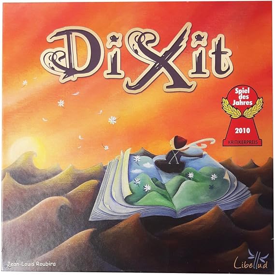 Dixit Board Game - The Award-Winning Game of Imagination and Creativity! Fun Family Storytelling Game for Kids & Adults, Ages 8+, 3-6 Players, 30 Minute Playtime, Made by Libellud