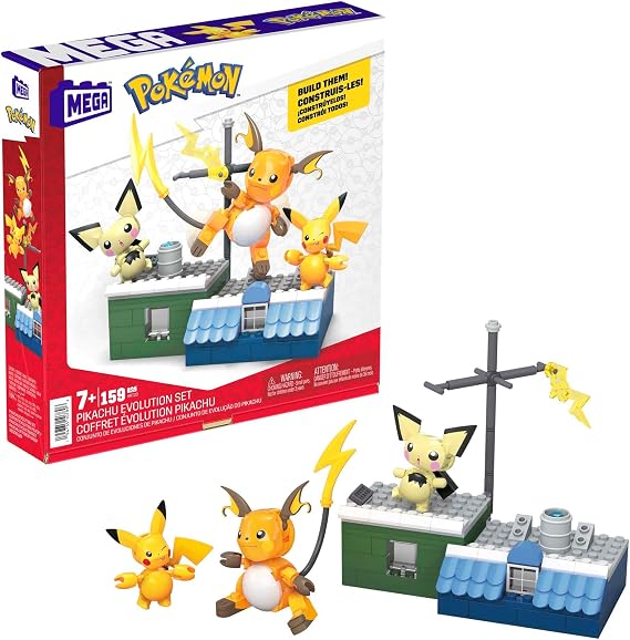 Mega brands Pokémon Pikachu Transformation Set, Toy