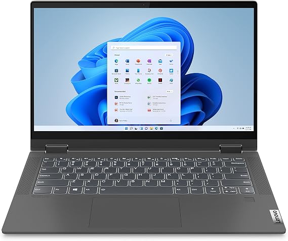 Lenovo Flex 5i - 14" FHD Touch Display - Intel Core i7-1165G7-12GB DDR4 RAM - 512GB M.2 NVMe SSD - Intel Iris Xe Graphics - Windows 11 Home - Graphite Grey