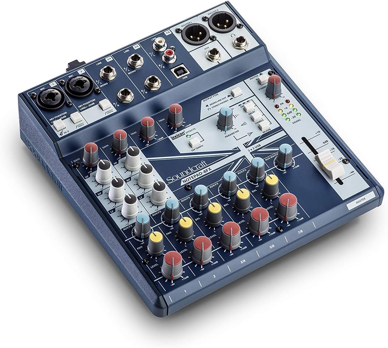 Soundcraft Notepad 8 FX Mischpult, mit USB IO