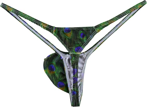 Mens Swim Thong Bulge Pouch Bikini T-Back WSS35