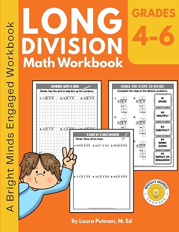 Math Workbook Long Division