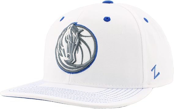 ZHATS NBA Unisex-Adult NBA Officially Licensed Adjustable Snapback Hat Flat Bill Z11 Pop White