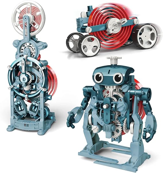 Clockwork Assembly Robot RoboTimee by ELEKIT
