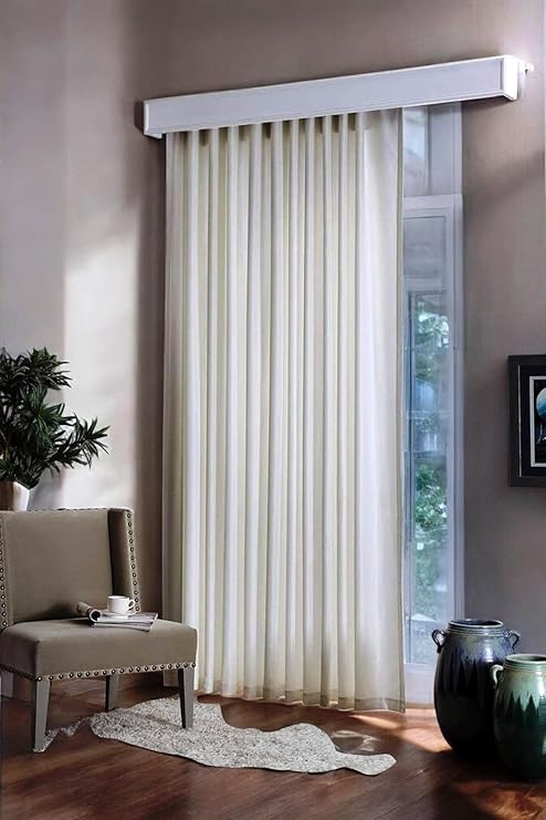 Ready Made Satin Sunshade Curtain Ecru Color (210x190cm)