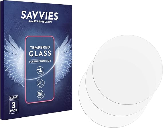 savvies Armoured Glass 3-Pack for Llkboha S52 (1,39") Tempered Glass Screen Protector [Shockproof, 9H Ultra Hard]