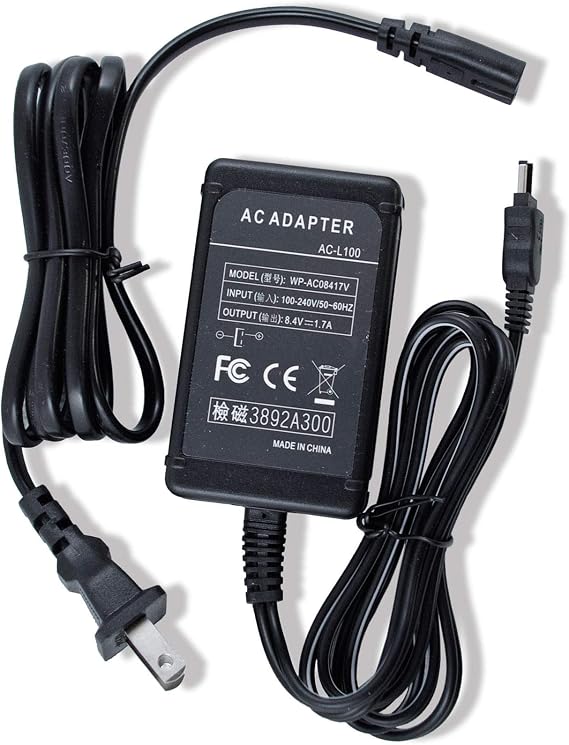 CBK AC Adapter Charger for Sony AC-L15 AC-L15A AC-L15B DCR-TRV250 DCR-TRV22 DCR-TRV140 CCD-TRV98 CCD-TRV99 DCR-DVD100 Mini DV Camcorder DCR-TRV830 Power Supply