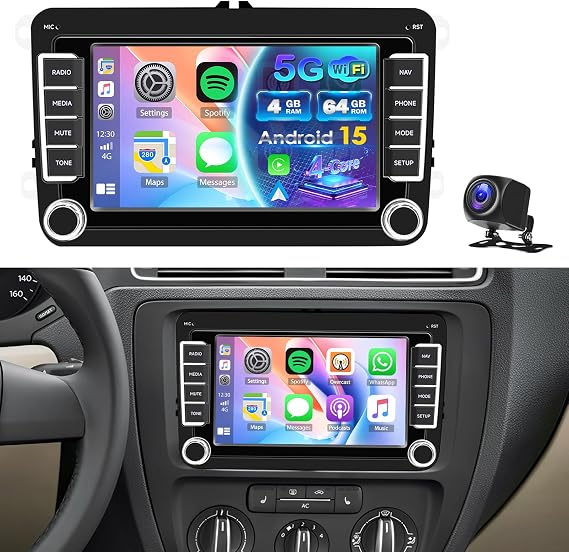 4+64G Radio for VW Jetta Passat Tiguan Golf MK5 MK6 T5 EOS Polo