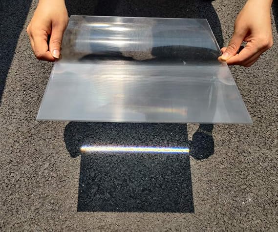 Linear Fresnel Lens, 300x300mm, Focal Length 300mm, Optical Linear Lens, Focal is a line Solar Project, Optical Education, DIY Project