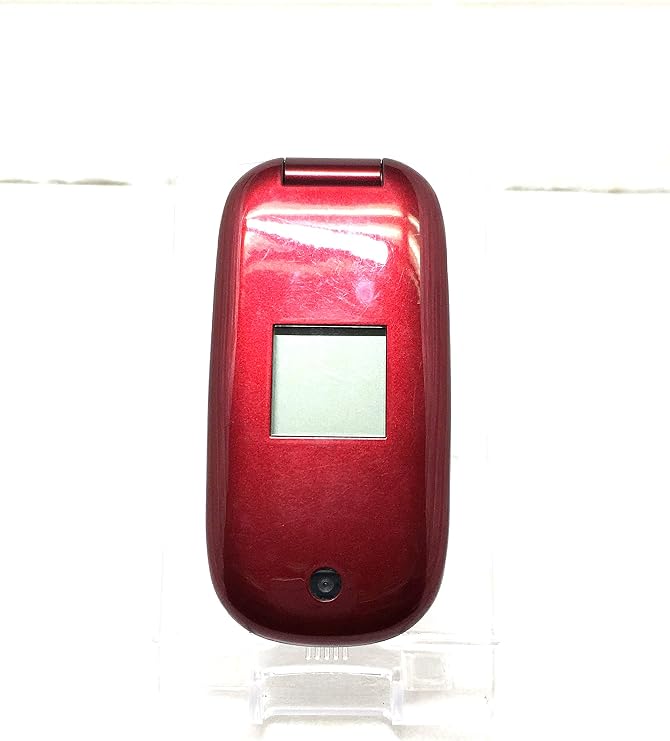 Fujitsu Docomo F-07A Raku-Raku Phone Basic 2, Red