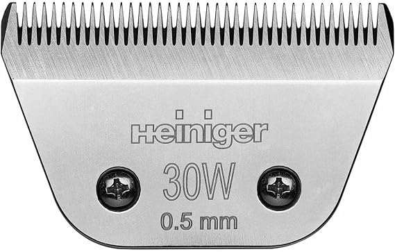Heiniger Snap-On Wide Clipper Blade - Professional Pet Grooming Tool | Wide Cutting Surface for Efficient Trimming | Precision Pet Hair Cutting | Stainless Steel Blade | Durable & Long-Lasting, 30W