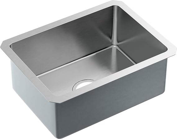 PROFLO PFUC306A Plomosa 20" Undermount Single Basin Stainless Steel Kitchen Sink - Stainless Steel