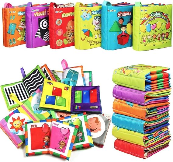 teytoy Baby Book, Soft Books, Cloth Book, Bath Book, Crinkle Book