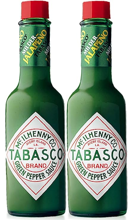 Tabasco Milder Green Pepper Sauce, 5 Ounce (2 pack)
