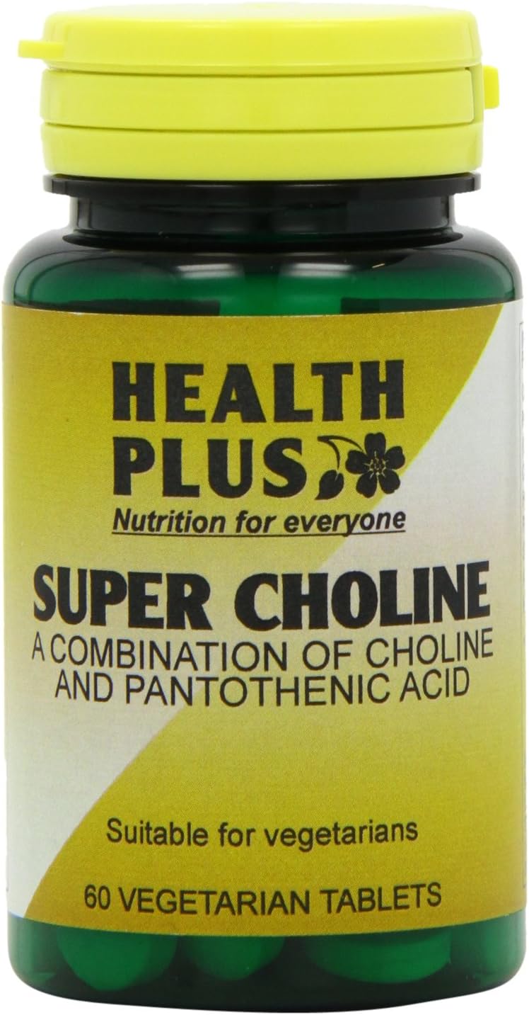 Health Plus Super Choline Vitamin B Supplement - 60 Tablets