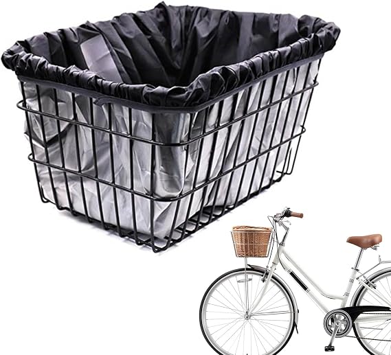 Waterproof Bike Basket Liner Weatherproof Bike Bag Coastal Cruiser Basket