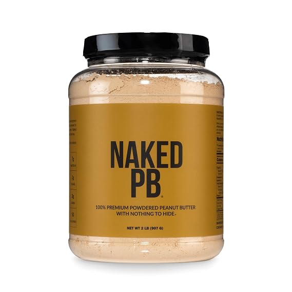 2 LB Powdered Peanut Butter from US Farms Bulk, Only 1 Ingredient - Roasted Peanuts, Vegan, No Additives, Preservative Free, No Salt, No Sugar - 76 Servings - NAKED PB