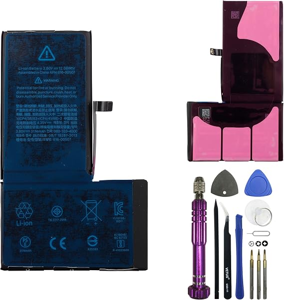 Replacement Battery 616-00507 Compatible with iPhone Xs MAX A1921 A2014 A2101 A2103 ith Tools