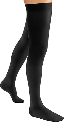 JOBST ACTIVA Opaque 15-20 mmHg Compression Socks Thigh High Closed Toe