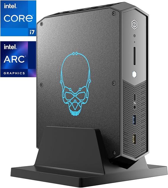 Intel NUC 12 Enthusiast Mini PCs 14 Cores i7-12700H/Intel Arc A770M/32GB RAM/1TB SSD for Home/Audio-Visual/Business/Office (NUC12SNKi72)