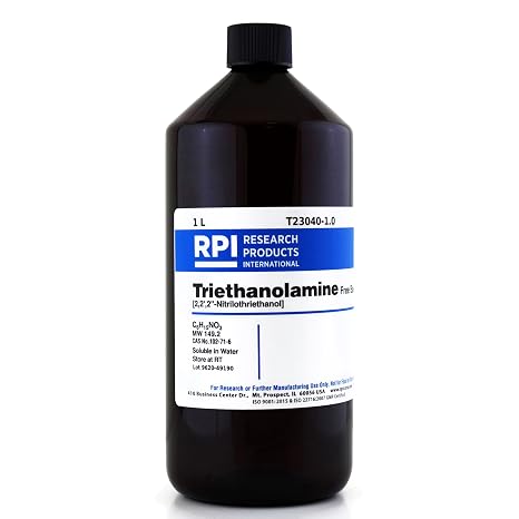 Triethanolamine, Free Base [2,2',2"-Nitrilothriethanol], 1 Liter
