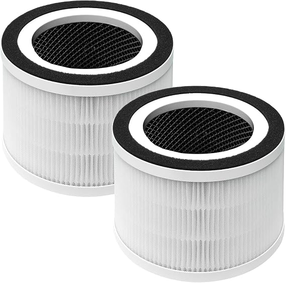 2-Pack Fillo/Allo Replacement Filter Compatible with Afloia Fillo and Mooka Allo Air Purifier, 3-in-1 H13 True HEPA Filter