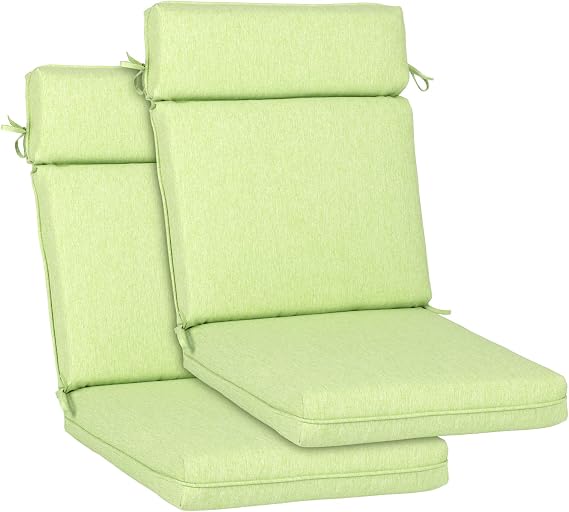 BPS 20 x 17 Inch Outdoor Chair Cushion Set of 2