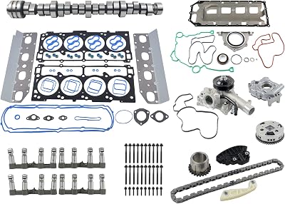 MDS Lifters Camshaft Kit Oil & Water Pump Kit Replacement for 2009-2018 Dodge Ram 1500 5.7L HEMI Engine Overhaul Kit 53022263AF 53021726AE 53021622BH 53022192AE