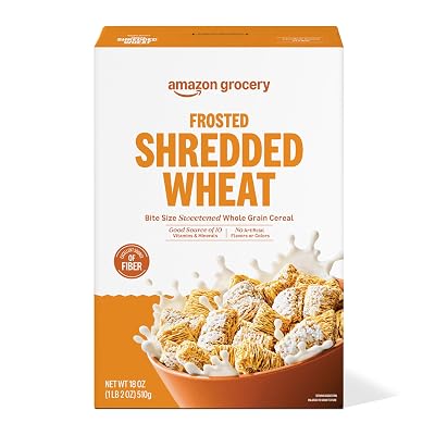 Amazon Grocery, Frosted Shredded Wheat Cereal, 18 Oz Previously Amazon Fresh, Packaging May Vary