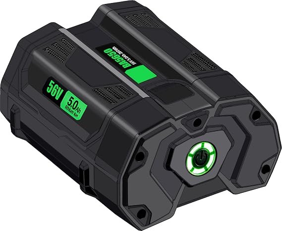 Replacement for EGO 56V 5.0 Ah Lithium Ion Battery Compatible with EGO 56V Tools BA2800 BA2800T BA4200 BA4200T BA1400 BA1400T BA5600T Cordless Power Tool CS1604 CS1804 CS1403 HT2400 LB6504